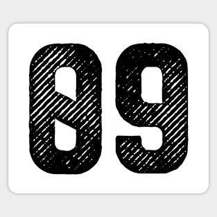 Rough Number 09 Sticker